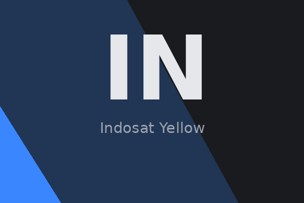 Cover Indosat Yellow
