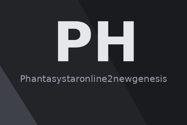 Cover Phantasystaronline2newgenesis