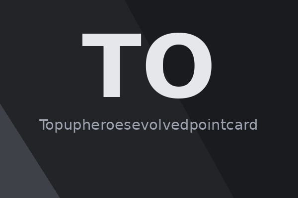 Cover Topupheroesevolvedpointcard