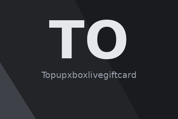 Cover Topupxboxlivegiftcard